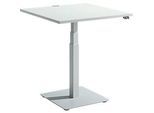 Schäfer Shop Select Beistelltisch FLEXXAS, elektrisch höhenverstellbar, ergonomisch, B 800 mm, lichtgrau