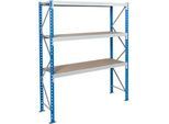 Grundfeld, Weitspannregal Epsivol, 3 Ebenen, B 1800 x T 600 x H 2000 mm