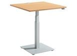 Schäfer Shop Select Beistelltisch FLEXXAS, elektrisch höhenverstellbar, ergonomisch, B 800 mm, Buche