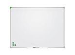 Franken Whiteboard U-Act!Line®, Hoch- & Querformat, lackiert, magnethaftend, recycelbar, mit Ablageschale, B 800 x H 600 mm