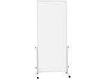 Fahrbares Whiteboard MAULsolid easy2move, Stahlblech, weiss beschichtet, magnethaftend B 750 x H 1800 mm