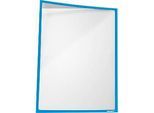 Infotasche, magnetisch, PET-Folie, A3 hoch/quer, blau, 5 Stück
