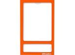 Ultradex Fotorahmen, magnetisch, transparente PET-Folie, für A5, orange, 5 Stück