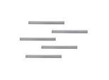 Magnetleiste DURAFIX® Rail, B 210 x H 17 mm, selbstklebend, blasenfreie Optik, silber