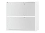 Schäfer Shop Select Anstell-/Aufsatzregal, 2 OH & 1 Fachboden, B 800 x T 420 x H 726 mm, weiss