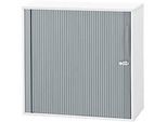 Schäfer Shop Select Querrollladenschrank Start Off, 2 OH, abschliessbar, B 800 x T 420 x H 744 mm, Holz, weiss
