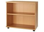 Schäfer Shop Select Anstellregal, aus Holz, 2 Fachböden, B 800 mm x T 421 x H 750 mm, Buche