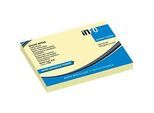 inFO Power Notes Haftnotizen, 100 x 75 mm, 100 Blatt pro Block, 12 Blöcke, blanko, gelb