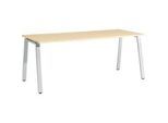 Schäfer Shop Select Schreibtisch Start Off, A-Fuss, Rechteck, Stahl/Holz, B 1800 x T 800 x H 735 mm, ahorn
