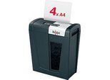Rexel Secure MC4 Whisper-Shred™ Aktenvernichter P5, Mikroschnitt 2 x 15 mm, 14 l, 4 Blatt Schnittleistung, Anti-Papierstau-Technologie, schwarz
