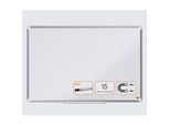 nobo Whiteboard Premium Plus, Stahl nanobeschichtet, magnethaftend, B 1200 x H 900 mm, inkl. abnehmbarer Stiftablage und 1 Boardmarker