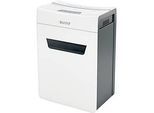 Leitz IQ 6M Protect Premium Aktenvernichter P5, Mikroschnitt 2 x 15 mm, 18 l, 6 Blatt Schnittleistung, Anti-Papierstau-Technologie, weiss