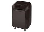 Aktenvernichter Fellowes® Powershred LX 210, Partikelschnitt 4 x 12 mm, P-4, 23 l, 16 Blatt Schnittleistung, mit Rollen, schwarz