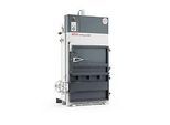 Ballenpresse HSM V-Press 605 230V, 3 vertikale Umreifungen für Ballen bis 70 kg, Presskraft 57 kN, TorsionControlSystem, Schwenktür