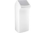 Wertstoffsammler Flip, 40 Liter, mit Deckel, grau