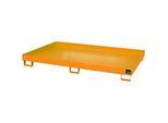 Regalwanne Typ RW/RW 2200-1, ohne Gitterrost, orange RAL2000