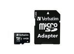 Verbatim Speicherkarte MicroSDHC/SDXC Premium, Speicherkapazität, 64 GB