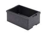 EPP-Isolierbox für Isolierbehälter, 28 l, mit Griffleiste, stapelbar, L 560 x B 360 x H 230 mm, schwarz