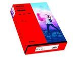 Farbiges Kopierpapier tecno colors, DIN A4, 160 g/m², intensivrot, 1 Paket = 250 Blatt