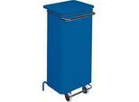 Abfallbehälter Conticolor, mit Pedal, Inhalt 110 Liter, blau