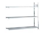 Weitspannregal Anbauregal WS2000 - H2000 x B2000 x T400 mm, 3 Ebenen, Stahl