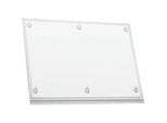 Plakattasche Durable, A4 Hoch- & Querformat, 2-seitig, für bis zu 2 Blatt, selbstklebend, wasserdicht, B 247 x T 0,6 x H 325 mm, transparent, 5 Stück