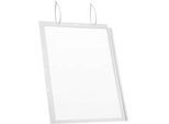 Plakattasche Durable, A3 Hoch- & Querformat, 2-seitig, für bis zu 2 Blatt, Kabelbinder, wasserdicht, B 350 x T 0,6 x H 460 mm, transparent, 5 Stück