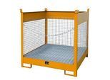 Fass-Stapelpalette Bauer FSP-4 D, für 4 x 200 l Fass, orange