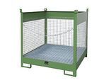 Fass-Stapelpalette Bauer FSP-4 D, für 4 x 200 l Fass, grün