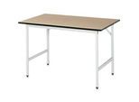 Arbeitstisch, MDF-Platte, 1250 x 800 x 800-850 mm