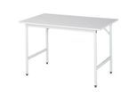 RAU Arbeitstisch, Melamin-Platte, 1250 x 800 x 800-850 mm