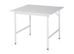 RAU Arbeitstisch, Melamin-Platte, 1000 x 1000 x 800-850 mm