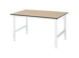 Arbeitstisch, MDF-Platte, B 1500 x T 1000 x H 760-1080 mm