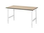 Arbeitstisch, MDF-Platte, B 1500 x T 800 x H 760-1080 mm