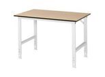 Arbeitstisch, MDF-Platte, B 1250 x T 800 x H 760-1080 mm