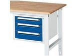 Unterbau-Container, Schublade 1 x 90 mm + 2 x 120 mm