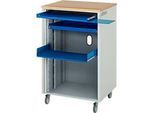Computer-Station adlatus Typ 2000, B 720 x T 660 x H 1100 mm, fahrbar