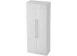 Aktenschrank 5 OH, B 800 x T 420 x H 2004 mm, lichtgrau