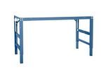 Arbeitstisch Ergo, Elektro-Hydraulik, Platte Kunststoff, 1000 x 800 mm, brillantblau
