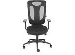 Topstar Bürostuhl PRO NET 100, Synchronmechanik, ohne Armlehnen, neue High-Tech Netz-Lehne, schwarz/schwarz
