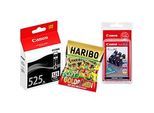 Canon Tintenpatrone PGI525PGBK/CLI526C/M/Y Sparset + Haribo Saftbären GRATIS, original
