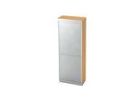 Rollladenschrank 5 OH, B 800 x T 420 mm, Buche-Dekor/silber