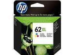 HP Tintenpatrone Nr. 62XL Tri-Color C2P07AE, original