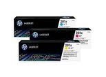 HP Color LaserJet 201X (CF253XM) Toner, cyan+ magenta + gelb SET, original