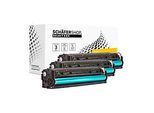 Schäfer Shop Select Toner, ersetzt HP 125 (CF373AM), Multipack, cyan, magenta, gelb