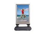 Kundenstopper WindPro, DIN A0, silber