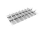 Schubladeneinsatz Treston, 7 Unterteiler & 16 Mittelplatten, B 1300 mm, für Serie 130 mit H 1500/2500 mm