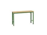 Manuflex Grundtisch UNIVERSAL Spezial, 1500 x 800 mm, Multiplex natur, resedagrün