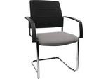 Schäfer Shop Select Freischwinger SSI Proline Visit S2, grau/schwarz