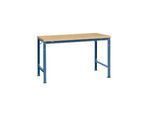 Manuflex Grundtisch UNIVERSAL Spezial, 1500 x 1000 mm, Multiplex natur, brillantblau